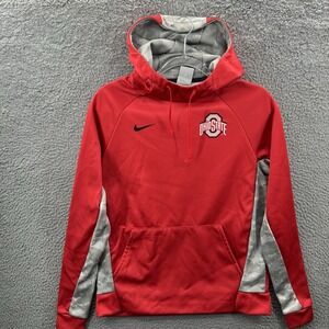 Ohio State Buckeyes Sweatshirt Womens Medium Nike Digital Therma Hoodie 846364